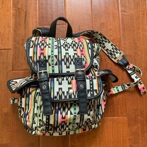 Tribal print backpack